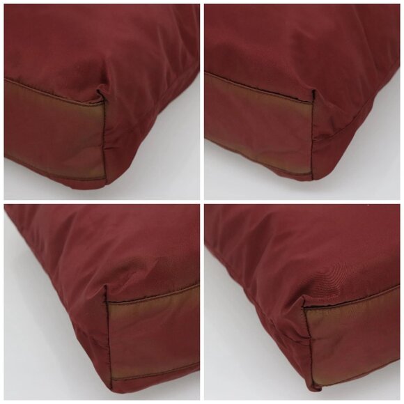 PRADA Hand Bag Nylon Red Auth - Picture 16 of 16